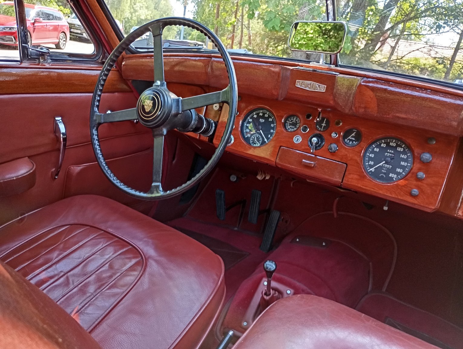 Interior image of 1954 Jaguar Mark VII