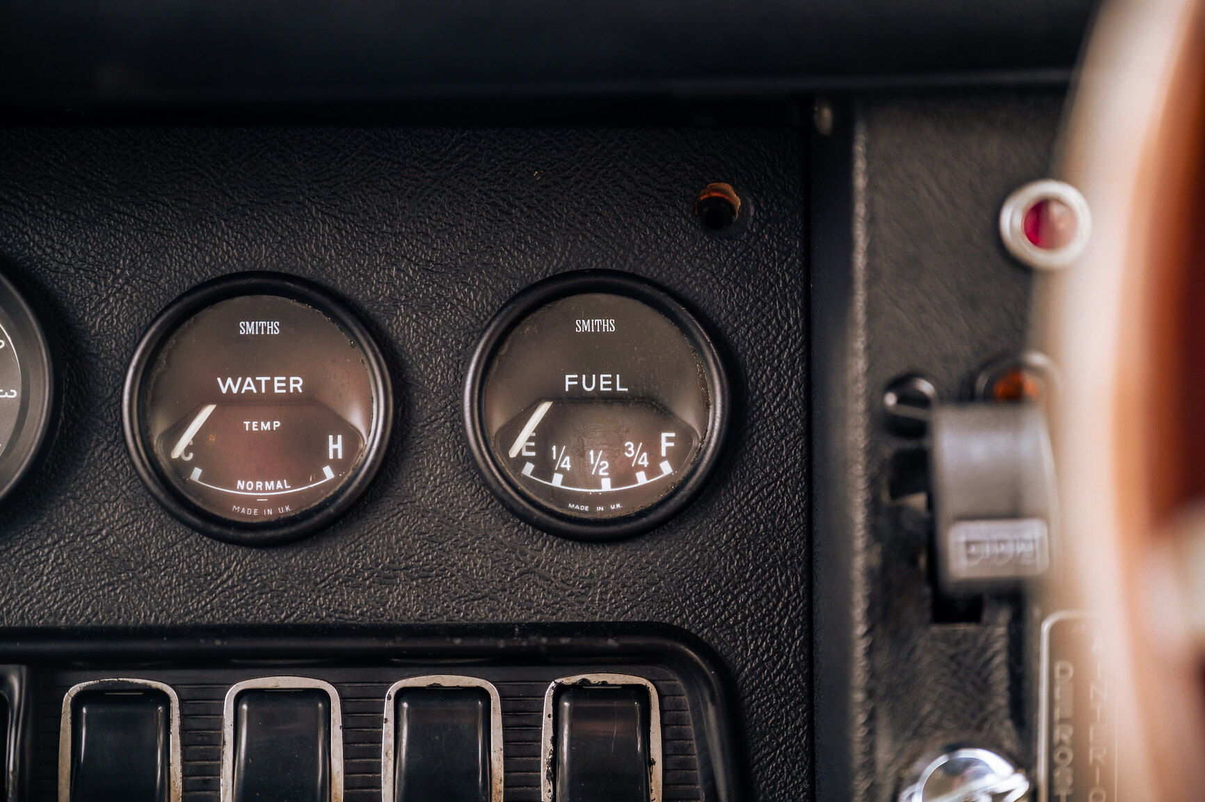 Interiörbild 1973 Jaguar E-Type V12