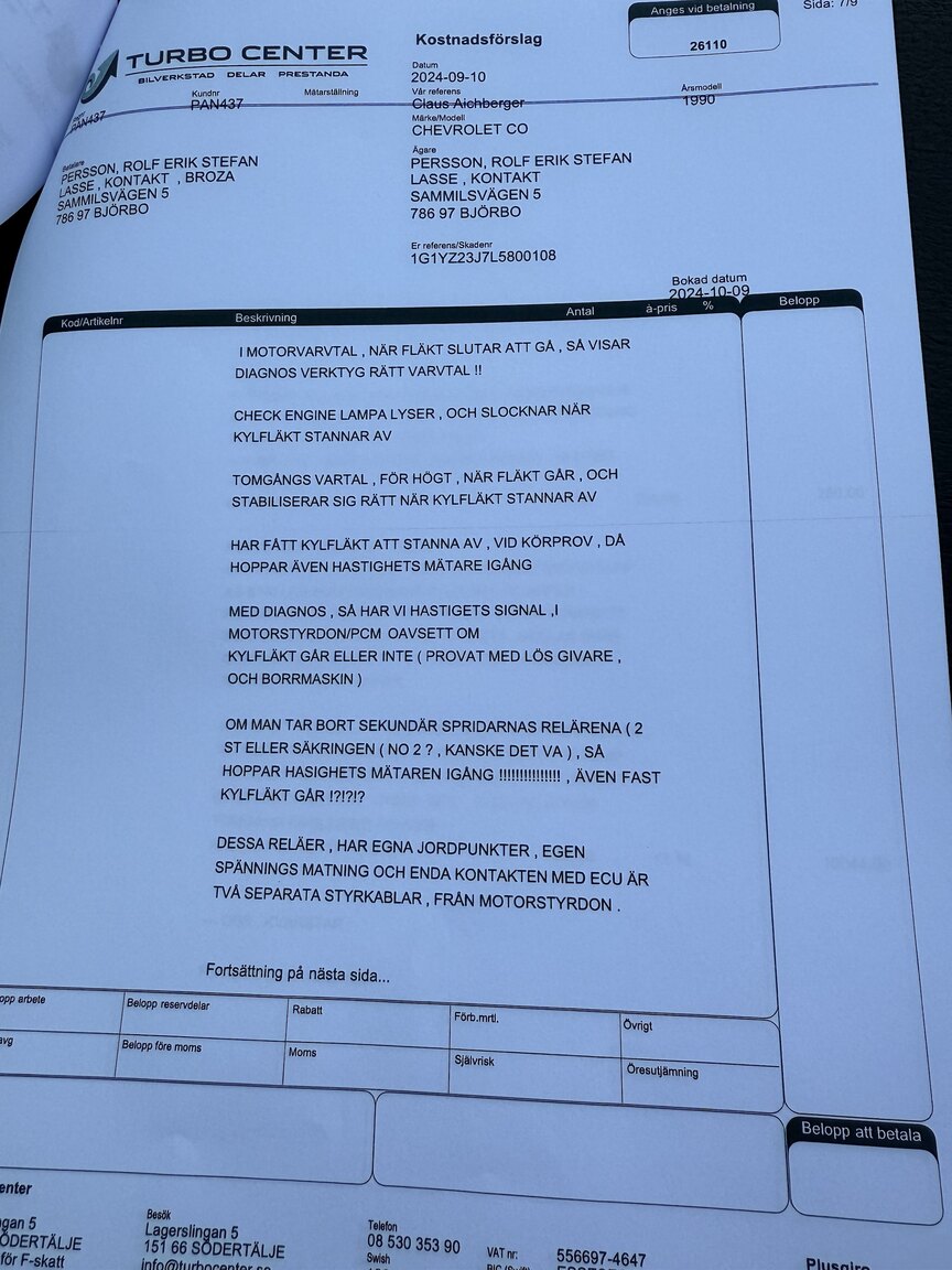 Dokumentation, 1990 Chevrolet Corvette ZR-1 Targa