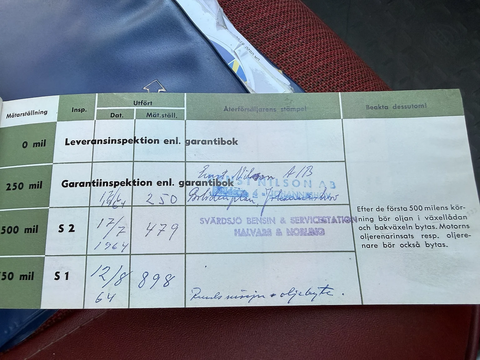 Documentation for 1964 Volvo Amazon (4)