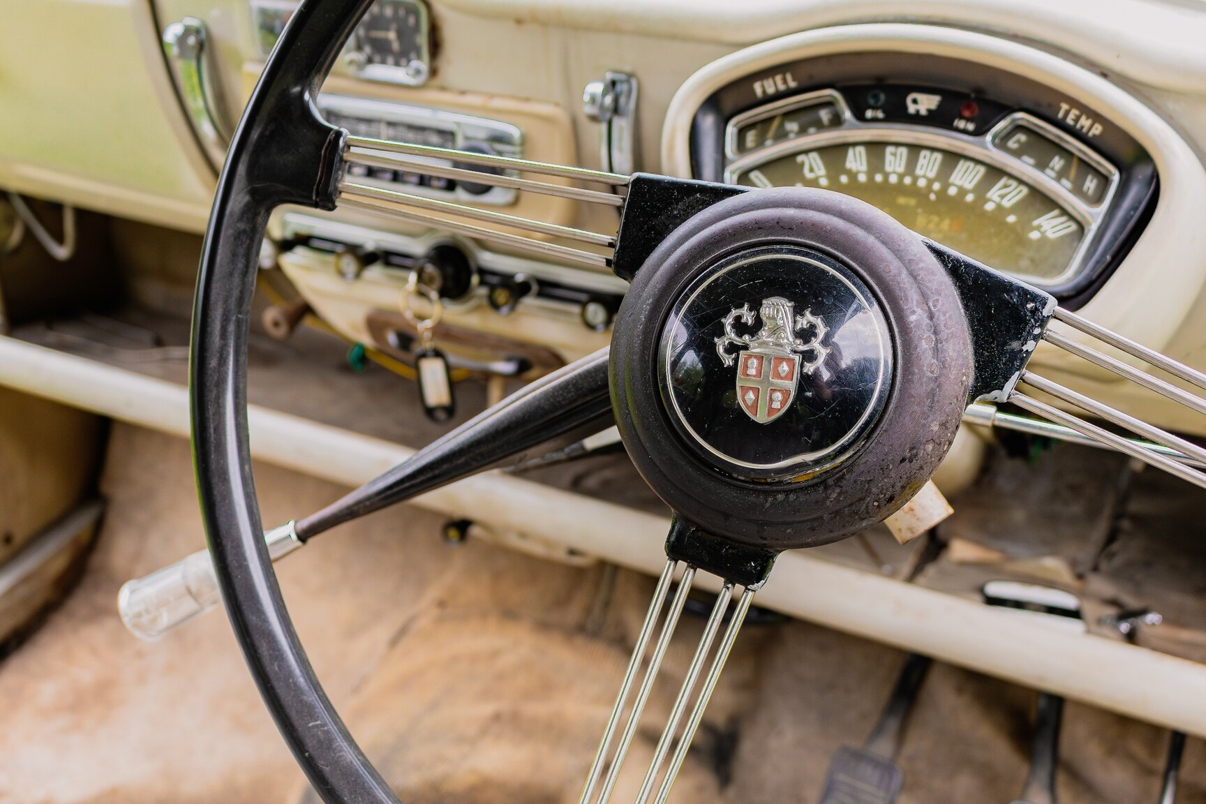 Interior image of 1955 Austin A50
