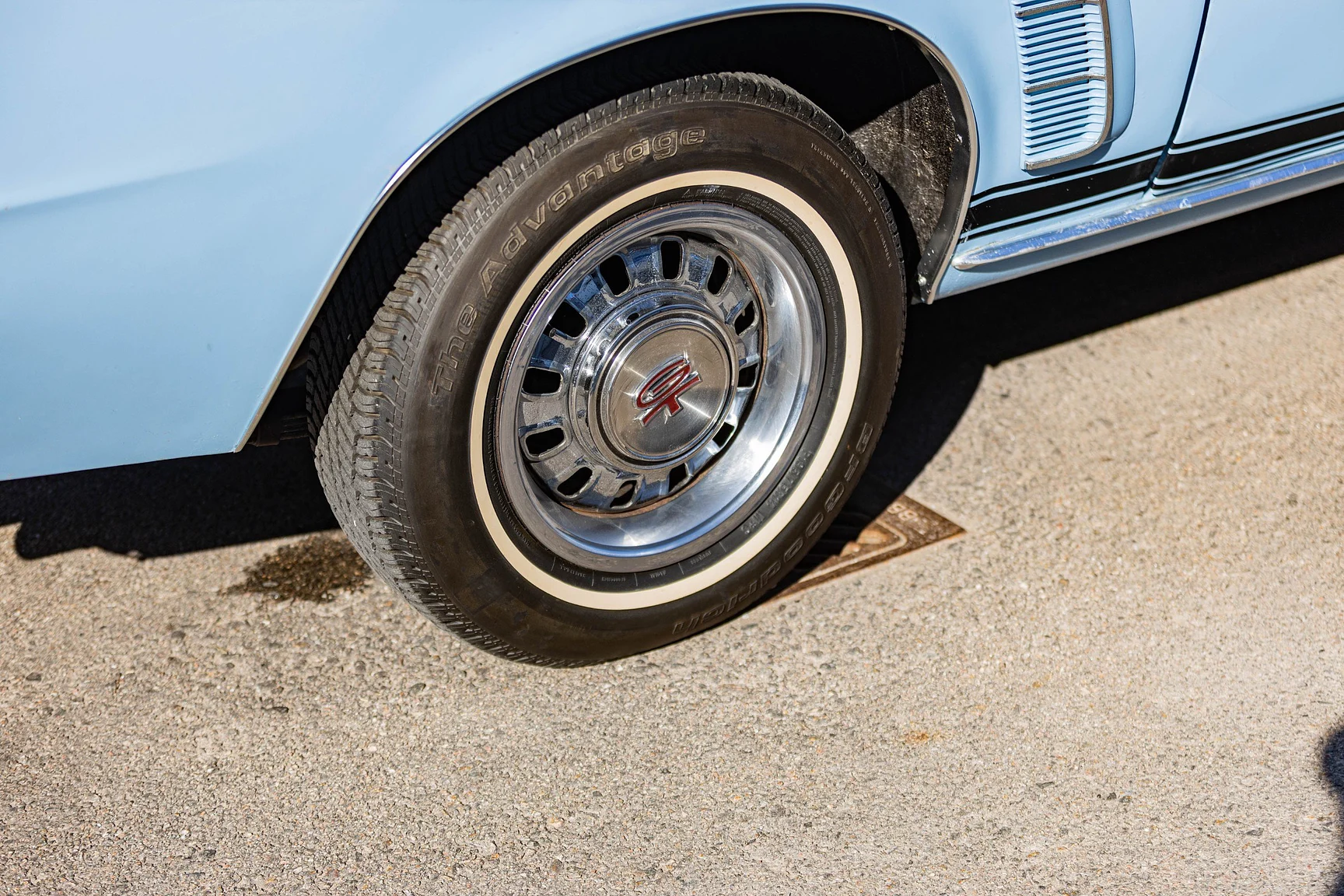 Exteriörbild på 1969 Ford Mustang GT Cabriolet "M-code" (16)