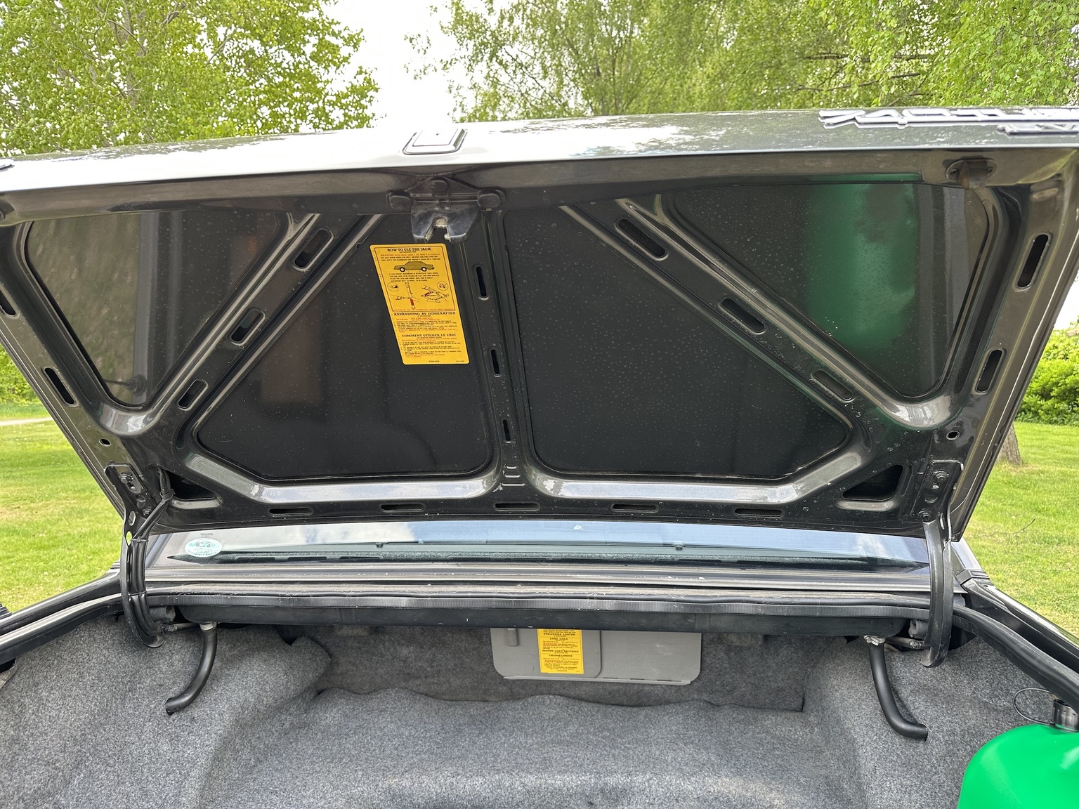 Interiörbild 1990 Volvo 740 Turbo 16s