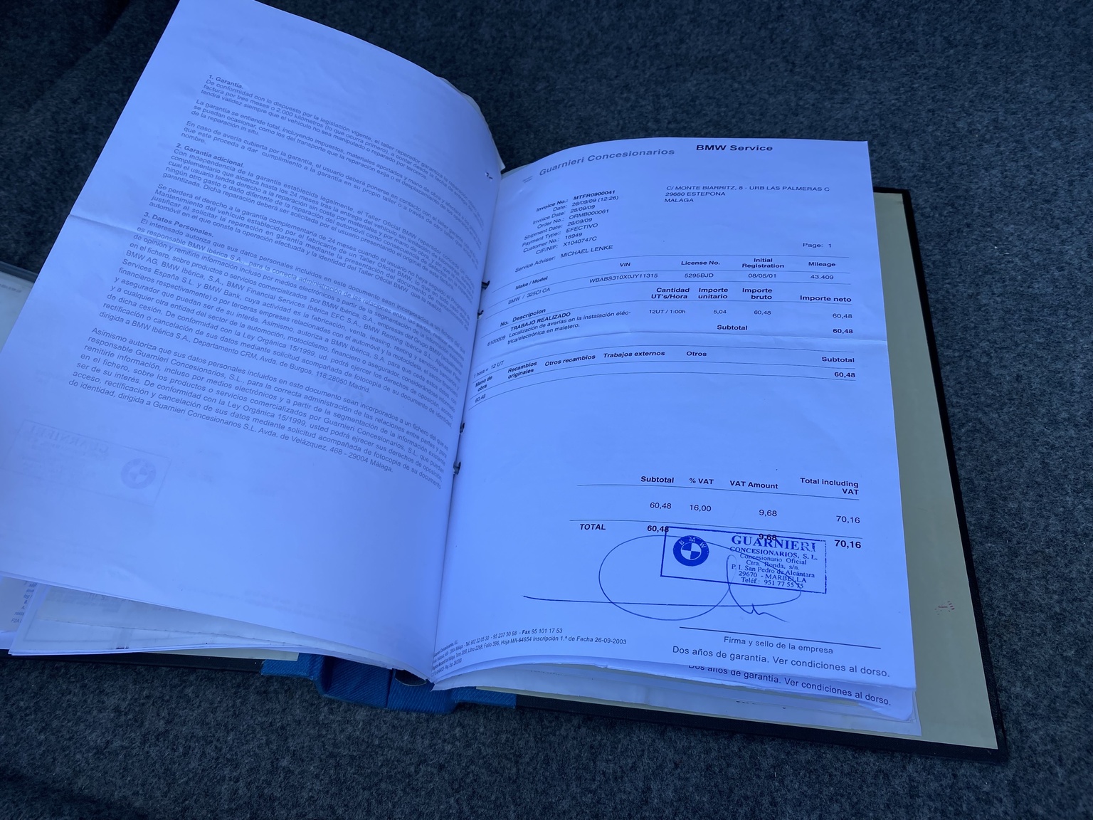 Documentation for 2001 BMW E46 325 Cabriolet (49)