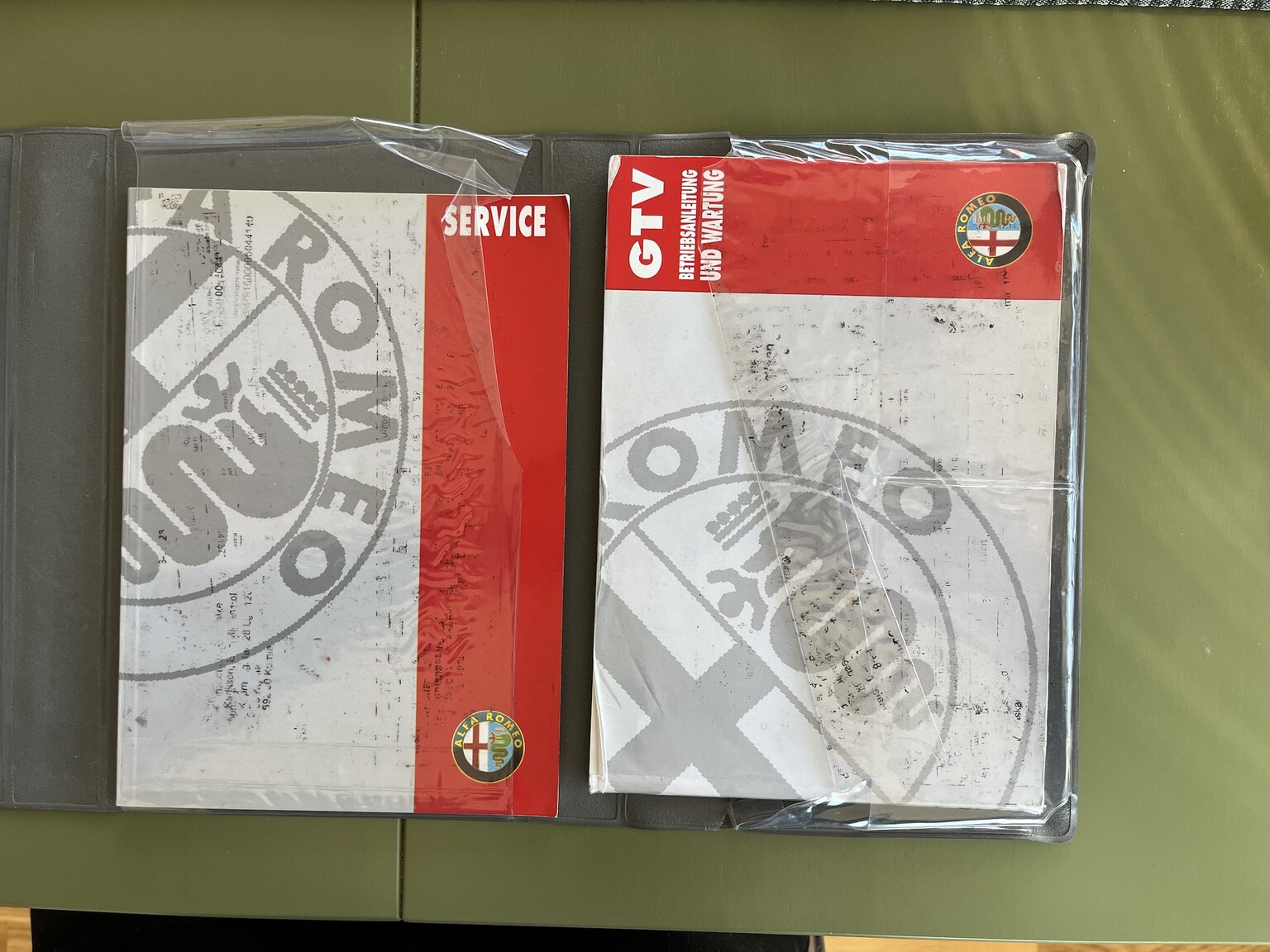 Documentation for 1998 Alfa Romeo GTV