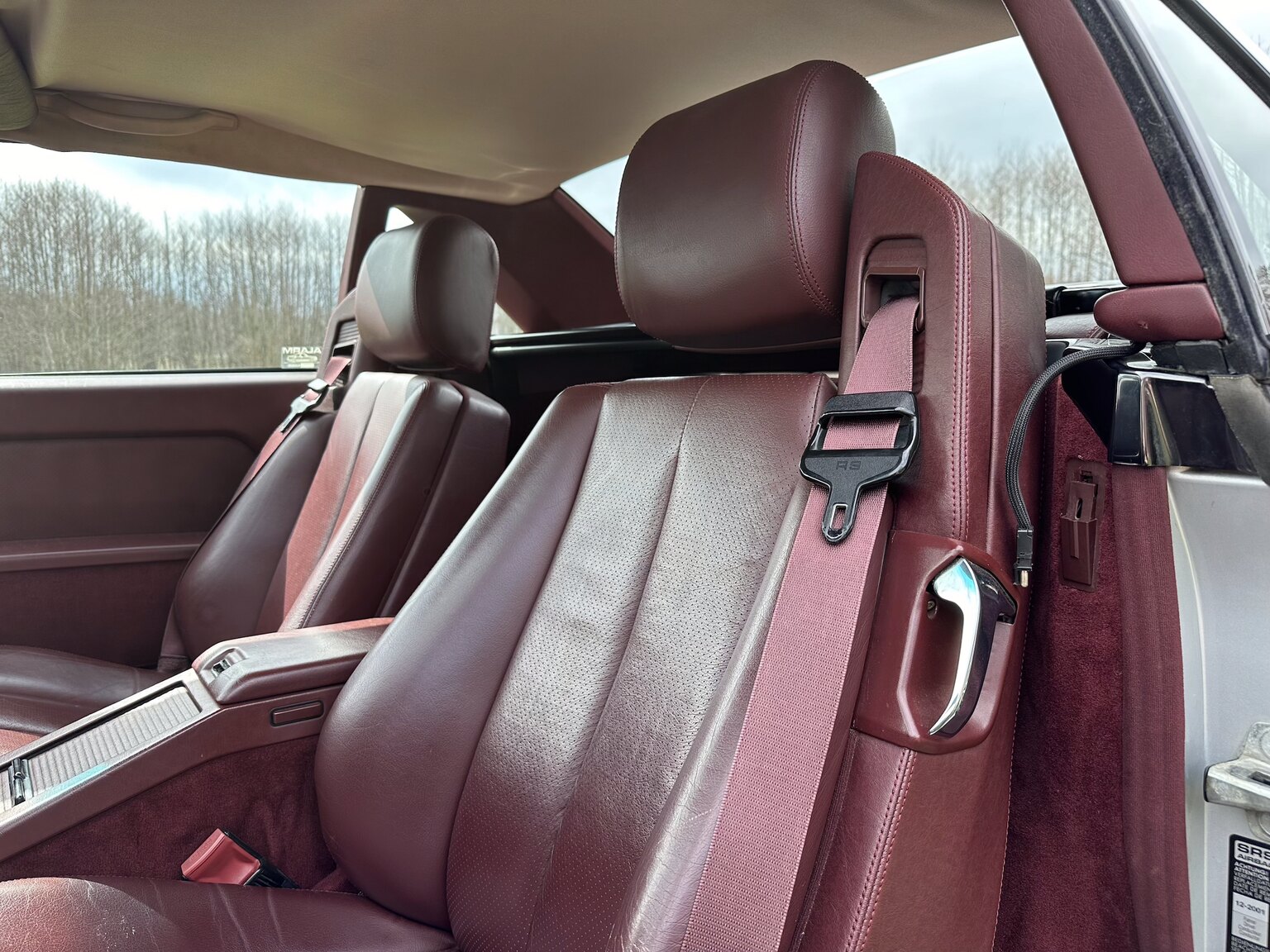 Interiörbild 1992 Mercedes-Benz SL 500