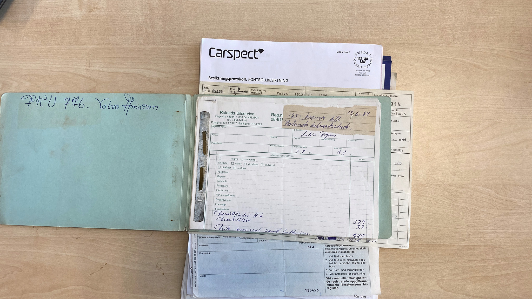 Dokumentation för 1966 Volvo Amazon (17)