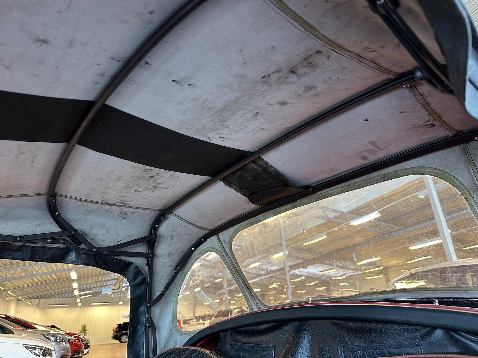 Interiörbild 1959 MG MGA Roadster
