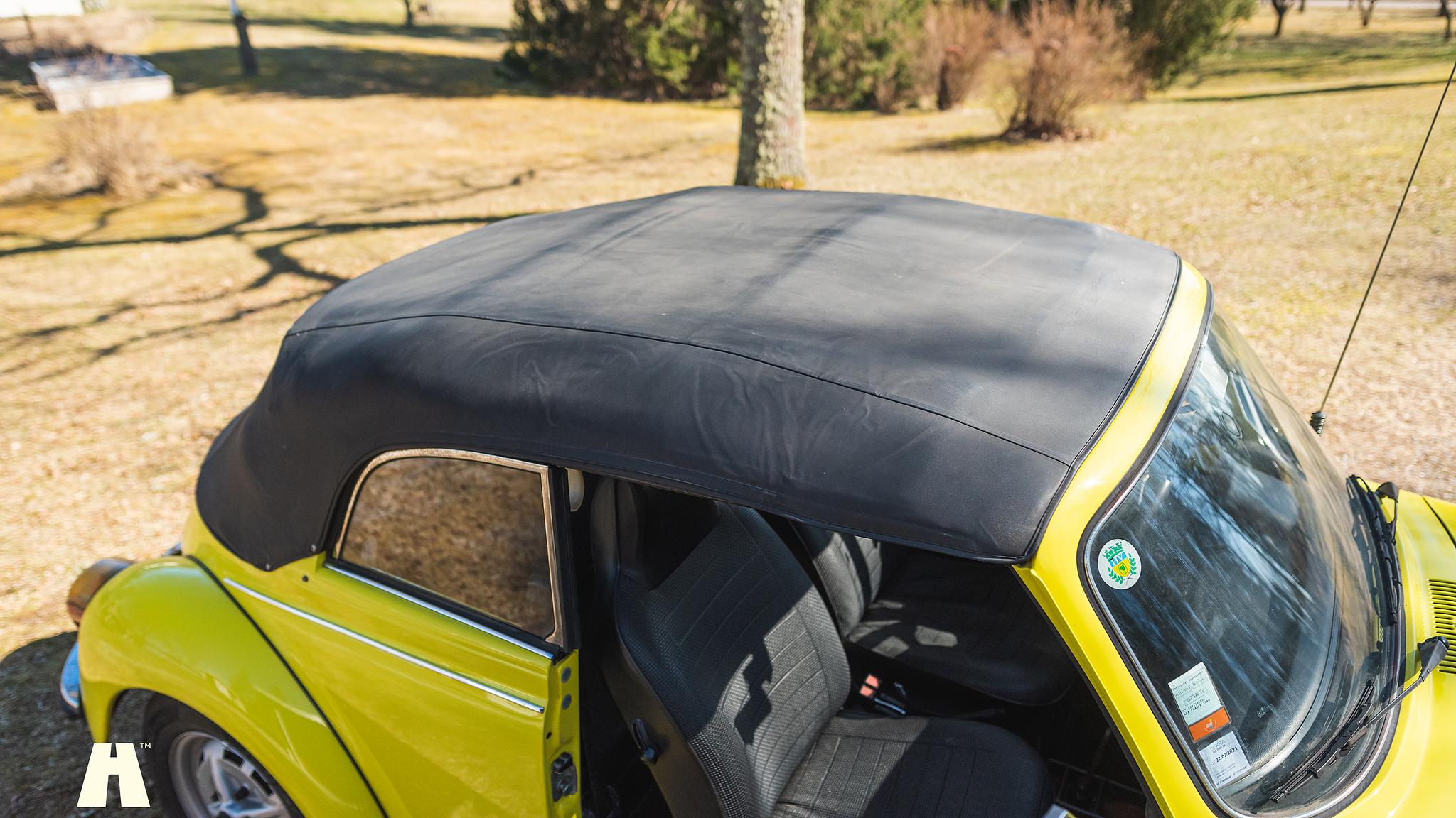 Aussenfoto 1974 Volkswagen Bubbla 1303LS Cabriolet Svensksåld 