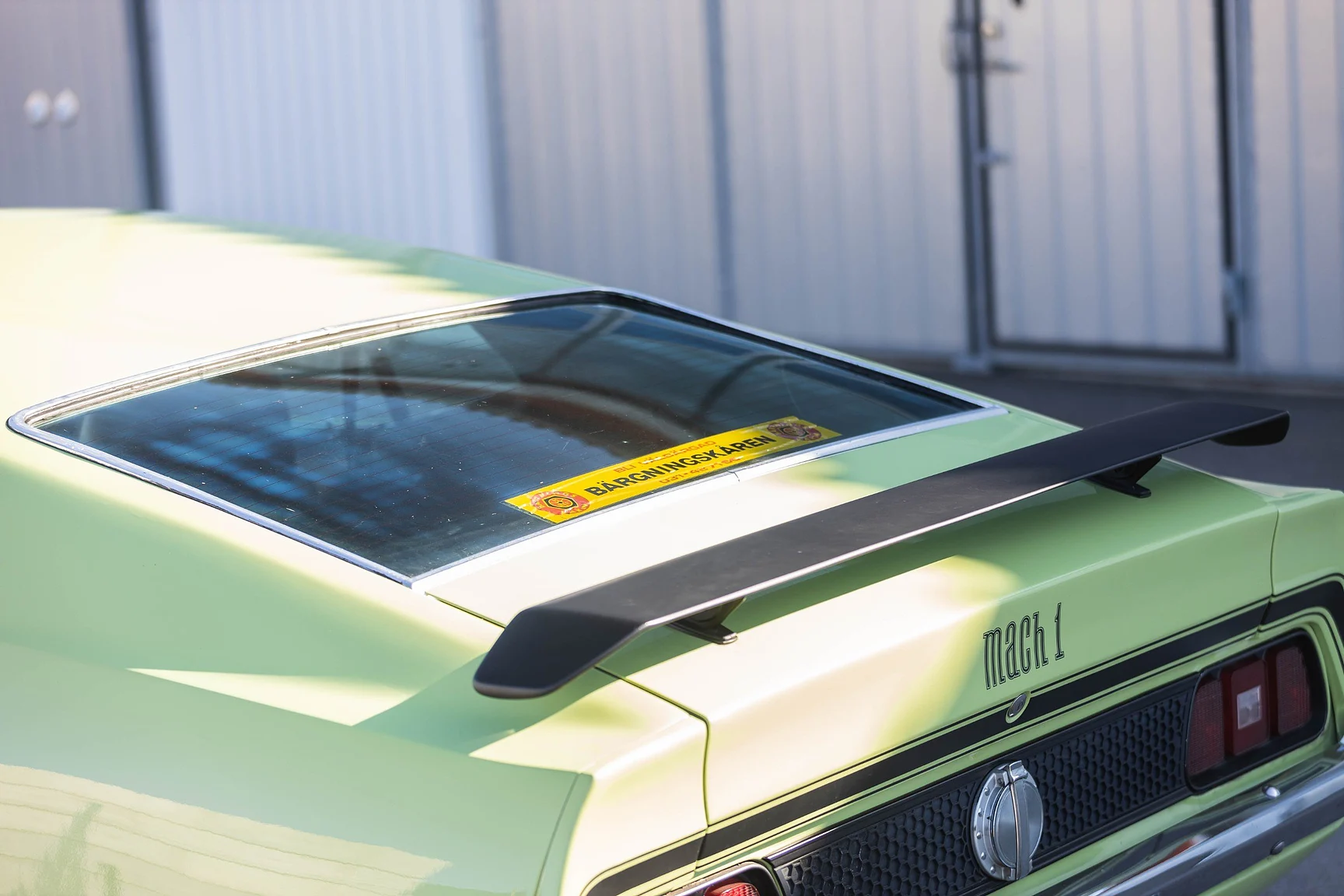 Aussenfoto 1971 Ford Mustang Mach 1 351cui (44)