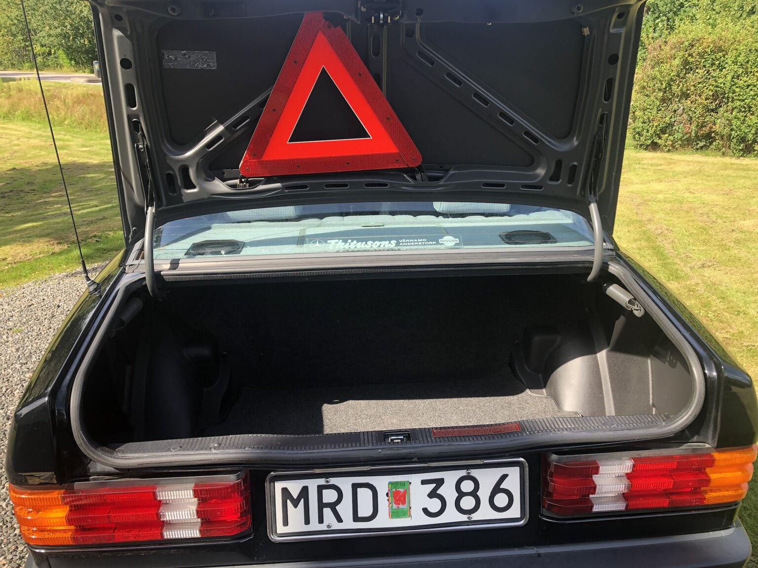 Interiörbild 1986 Mercedes-Benz 190E