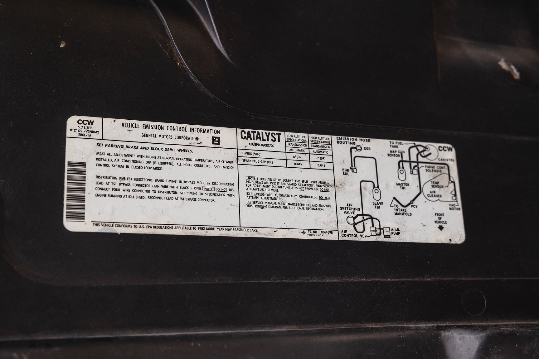 Image of 1982 Chevrolet Corvette Collector Edition mechanics