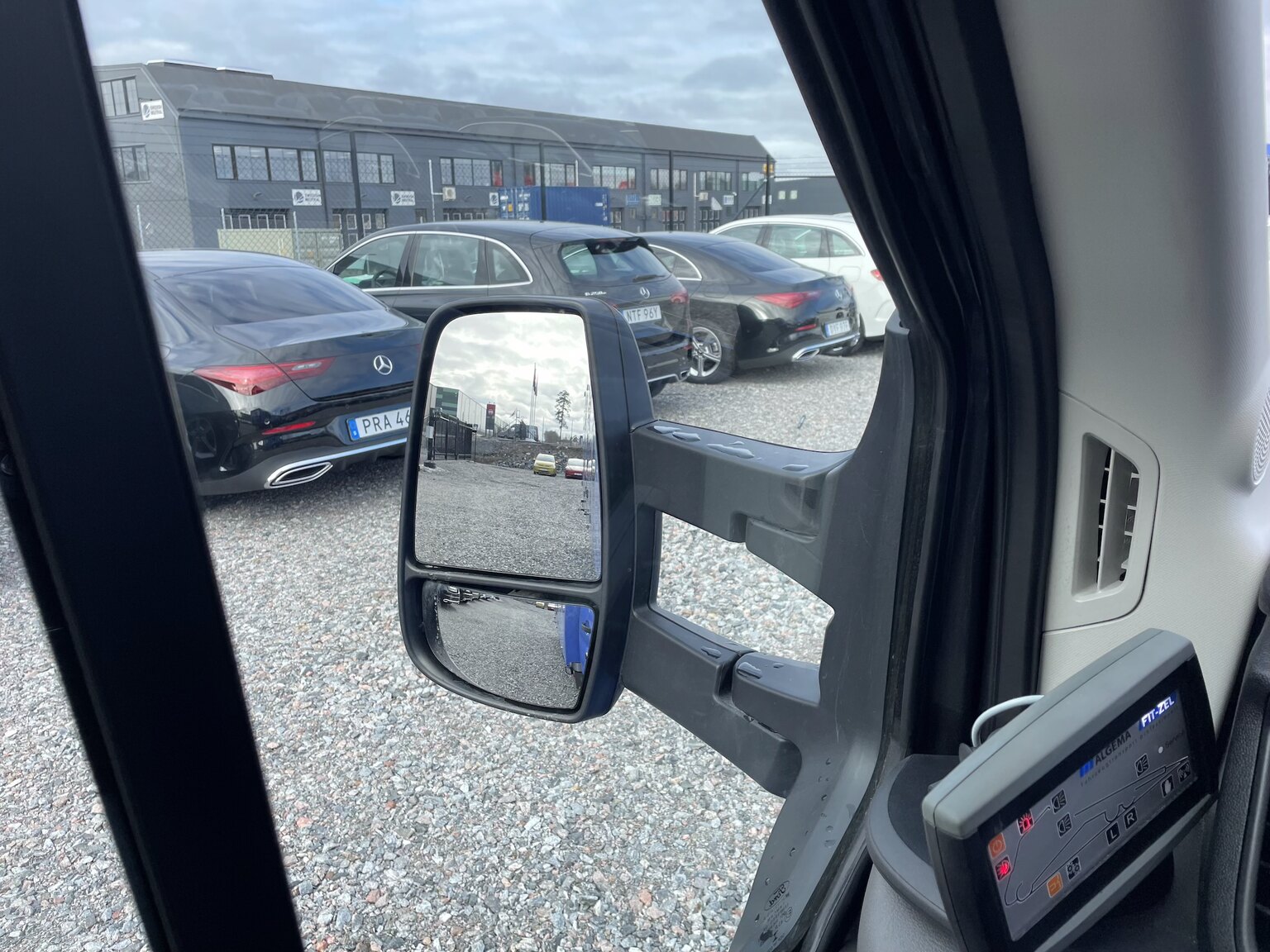 Interiörbild 2022 Ford Transit fordonstransport