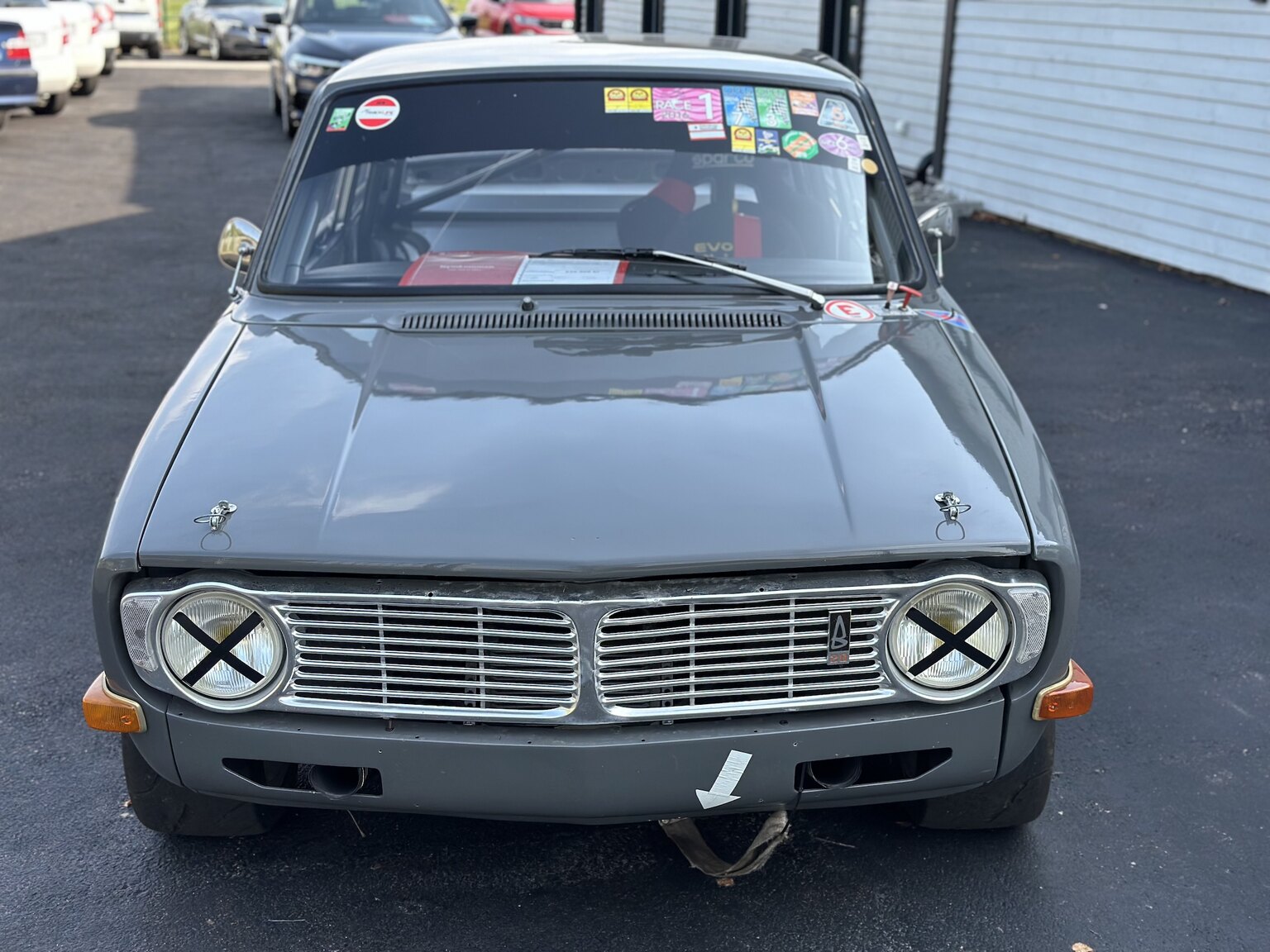 Exterior image of 1969 Volvo 142 race car