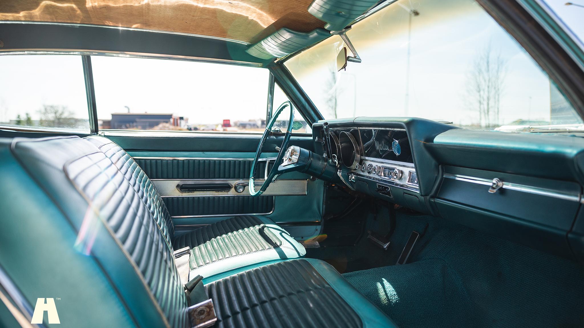 Interiörbild 1965 AMC Rambler Marlin 327 CUI 5.4 V8