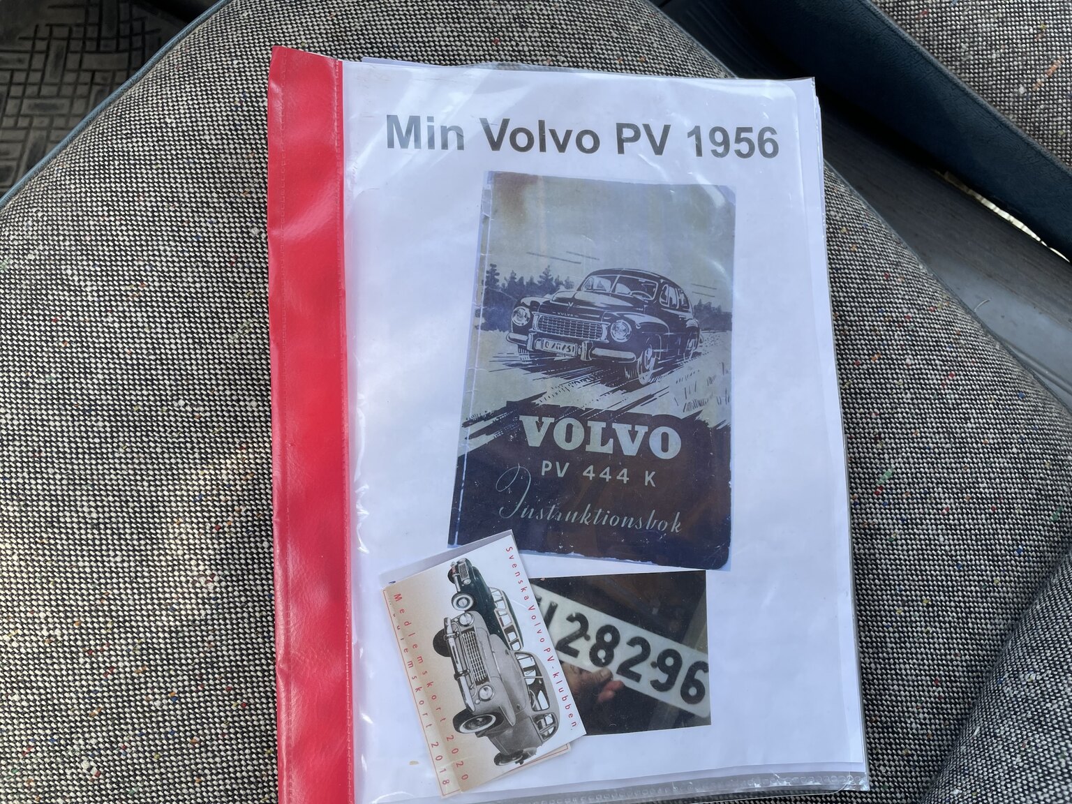 Dokumentation för 1956 Volvo PV 444