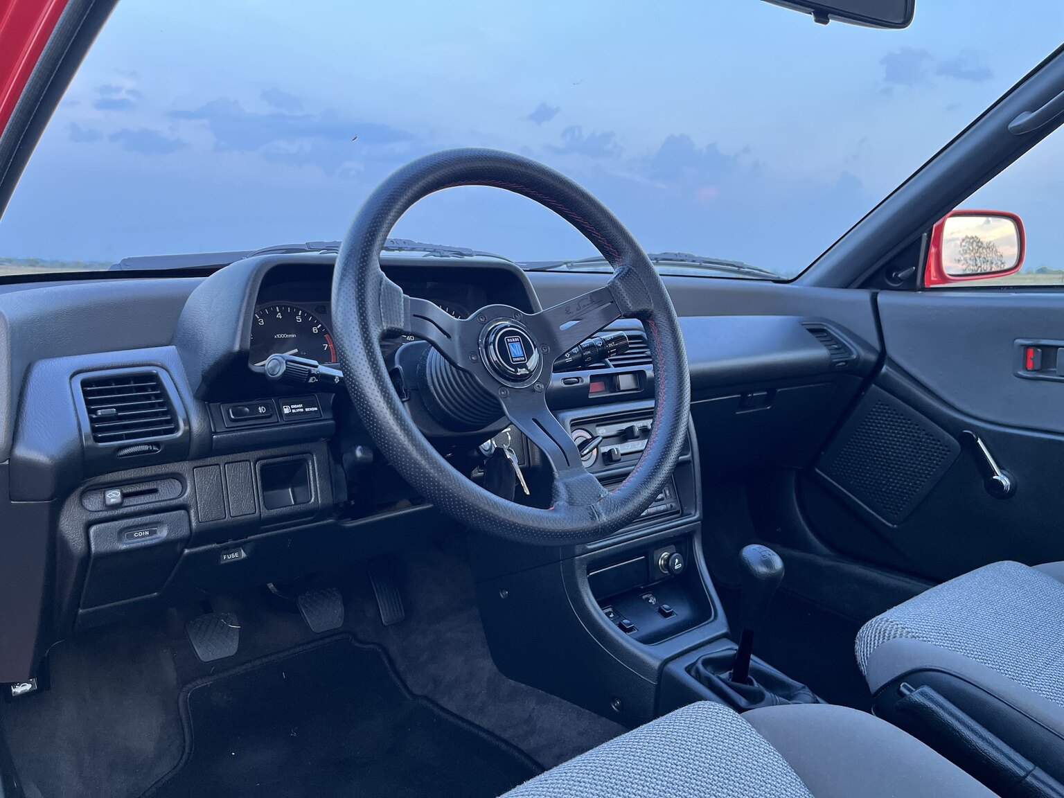 Innenraumfoto von 1989 Honda Civic