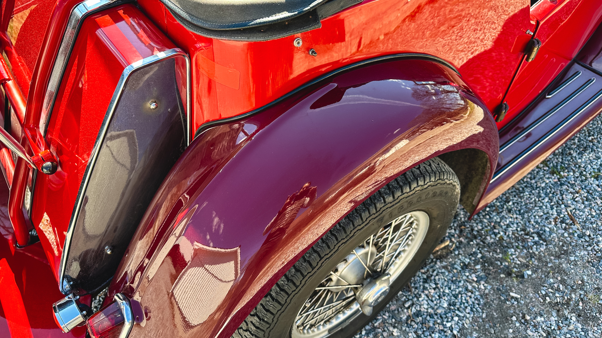 Aussenfoto 1951 MG TD MIDGET