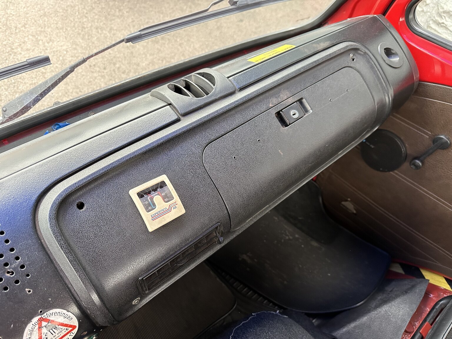 Interiörbild 1983 Volkswagen LT46 bärgare (13)