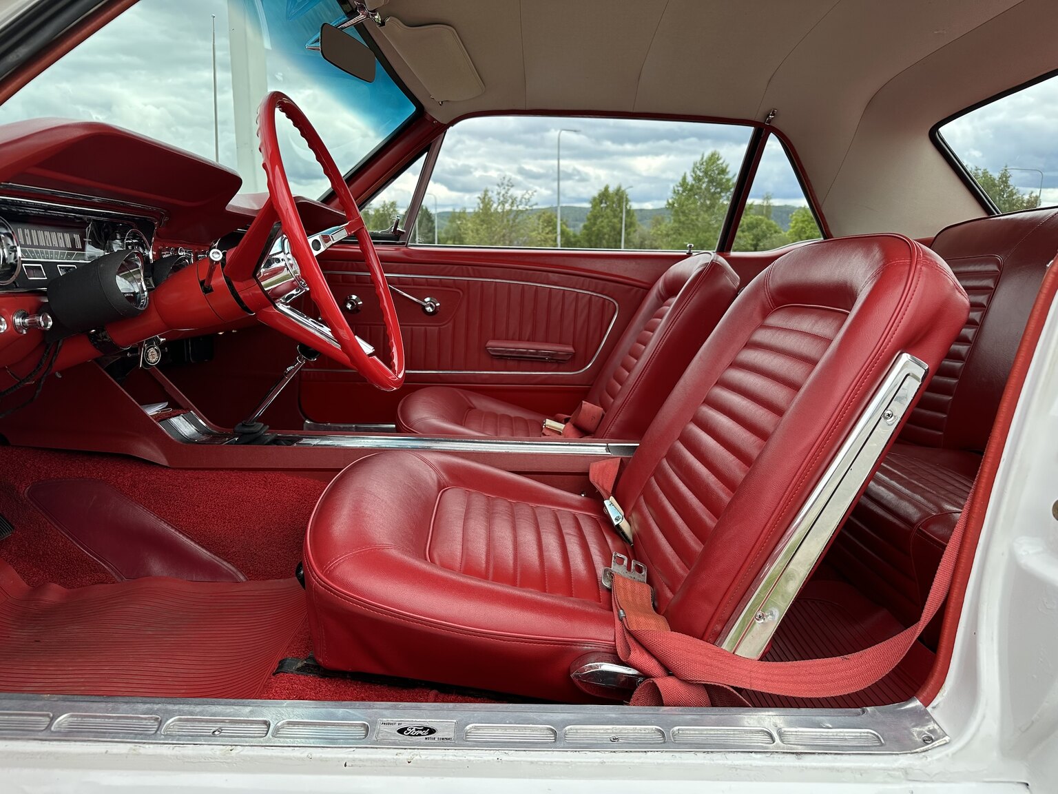 Interiörbild 1965 Ford Mustang HT