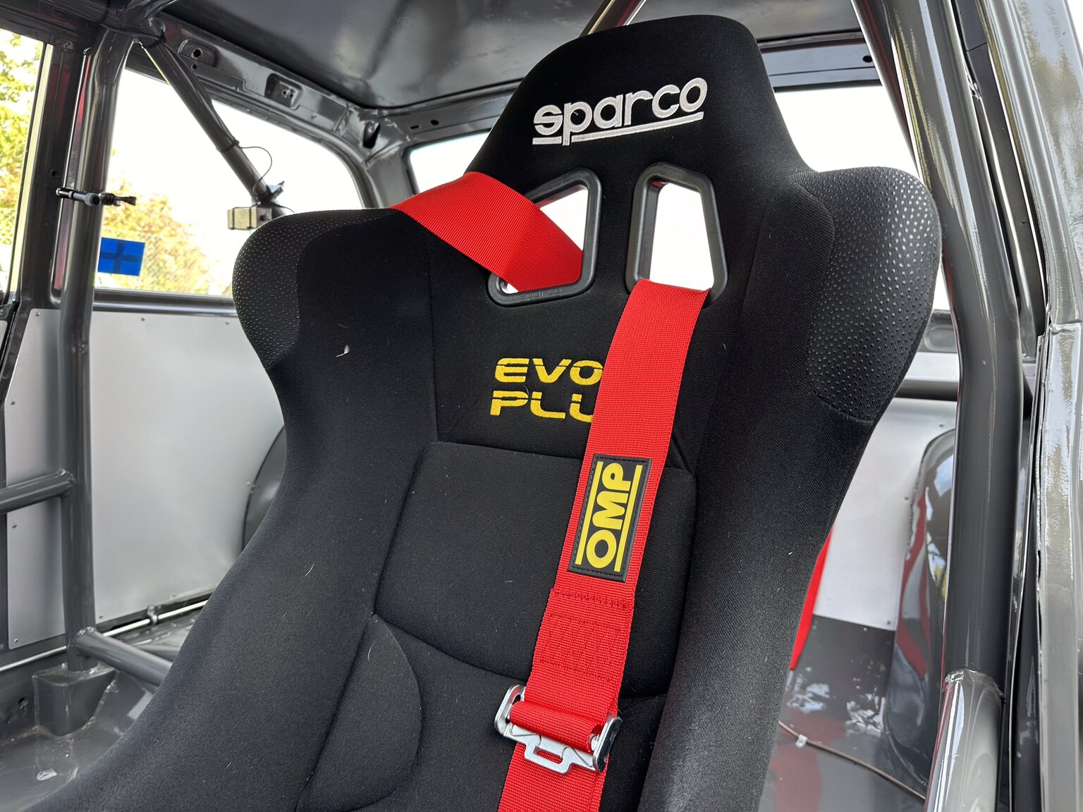 Interior image of 1969 Volvo 142 race car
