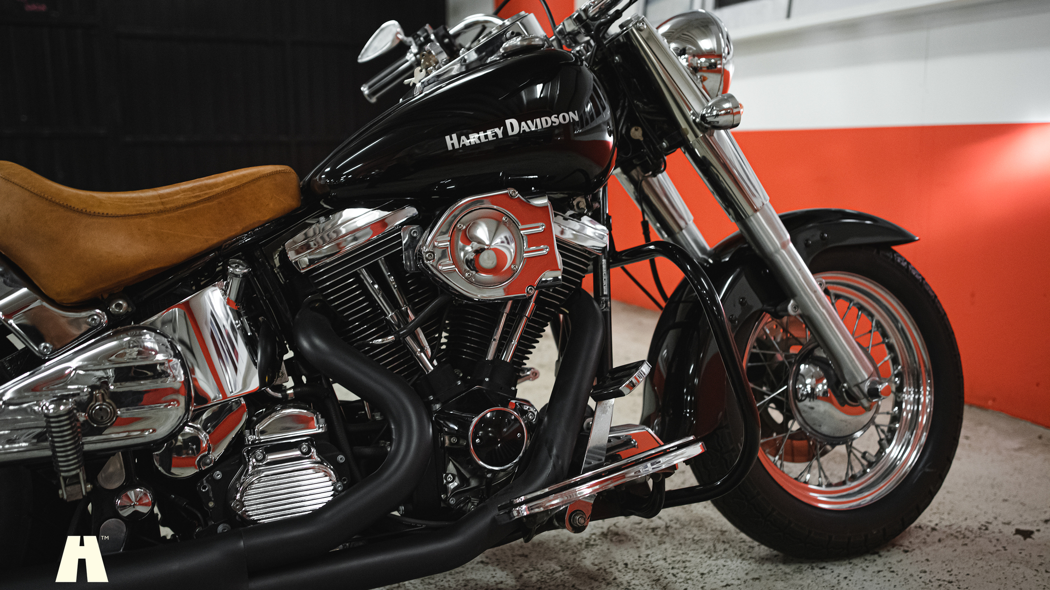 Exteriörbild på 1990 Harley Davidson Heritage Softail Classic Custom