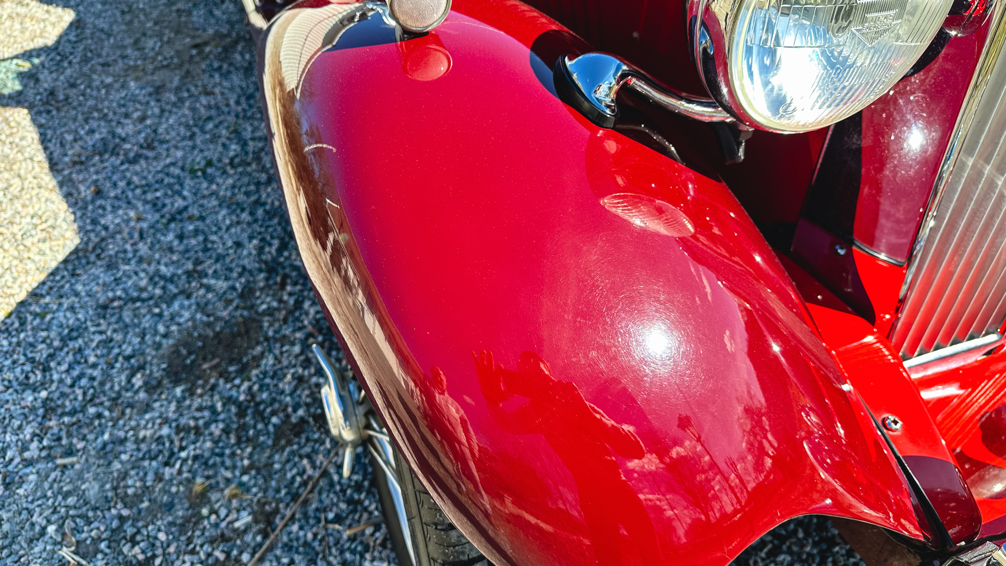 Exteriörbild på 1951 MG TD MIDGET