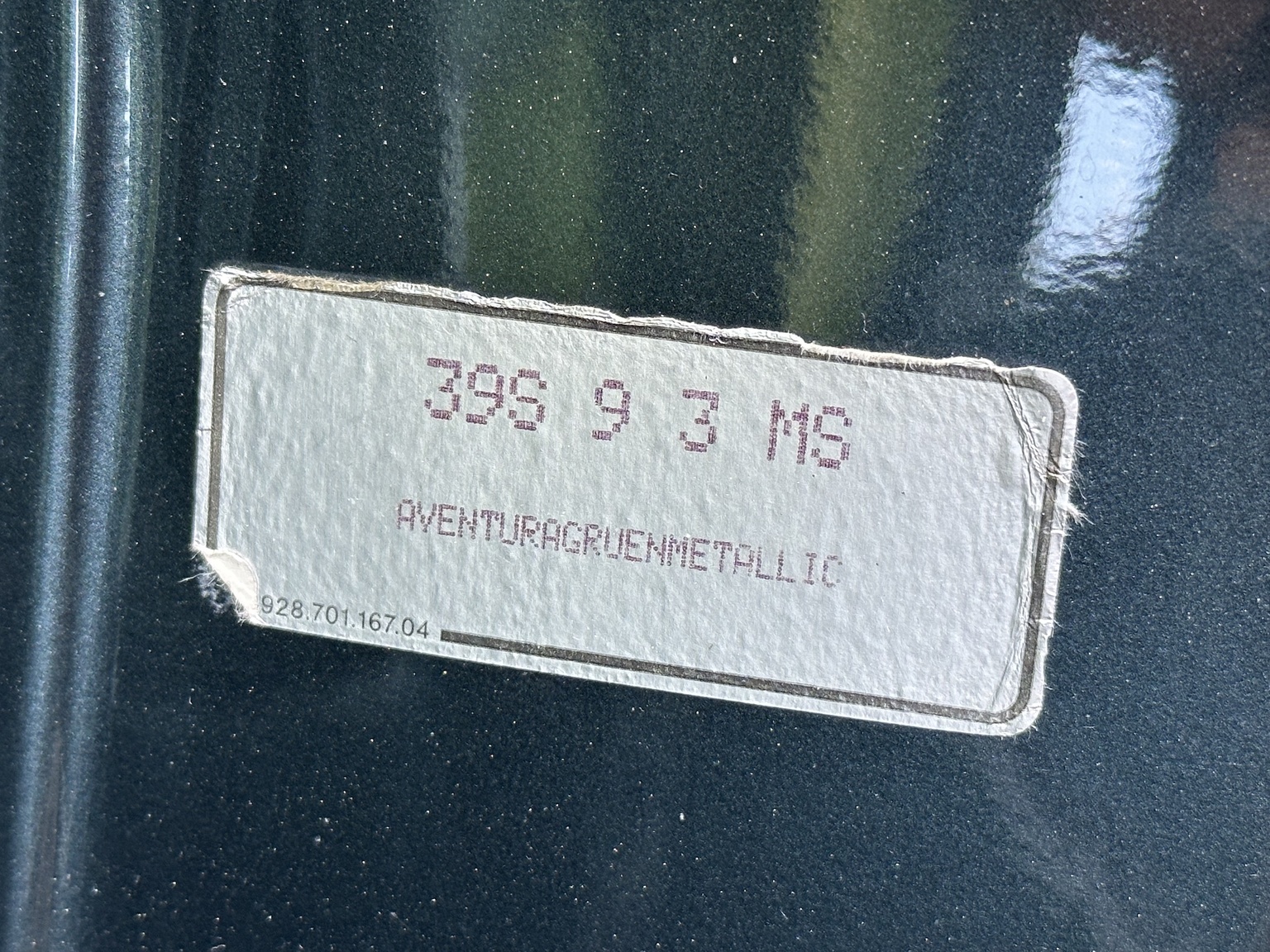 Innenraumfoto von 1994 Porsche 928 GTS