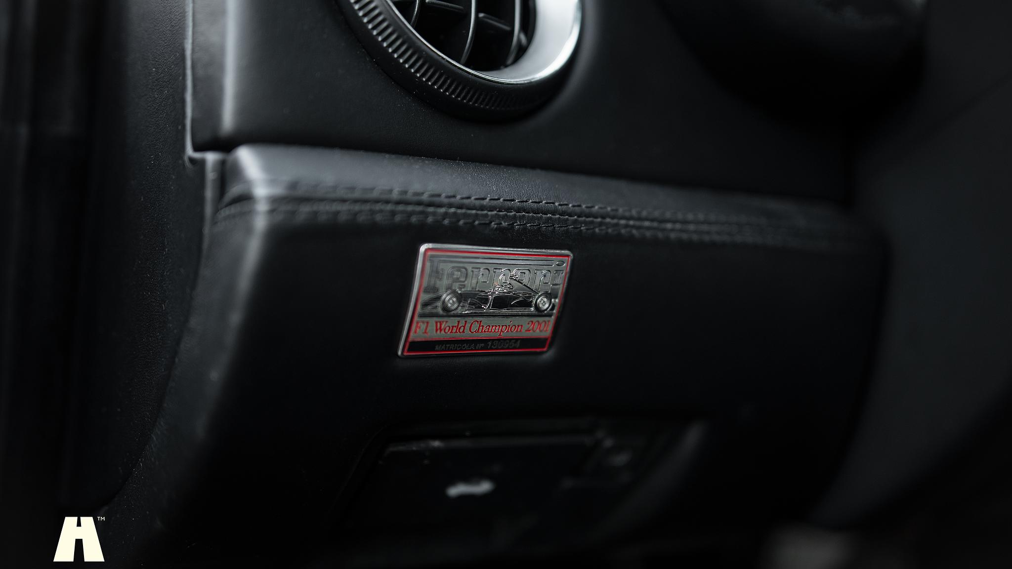 Interiörbild 2004 Ferrari 575M Maranello F1