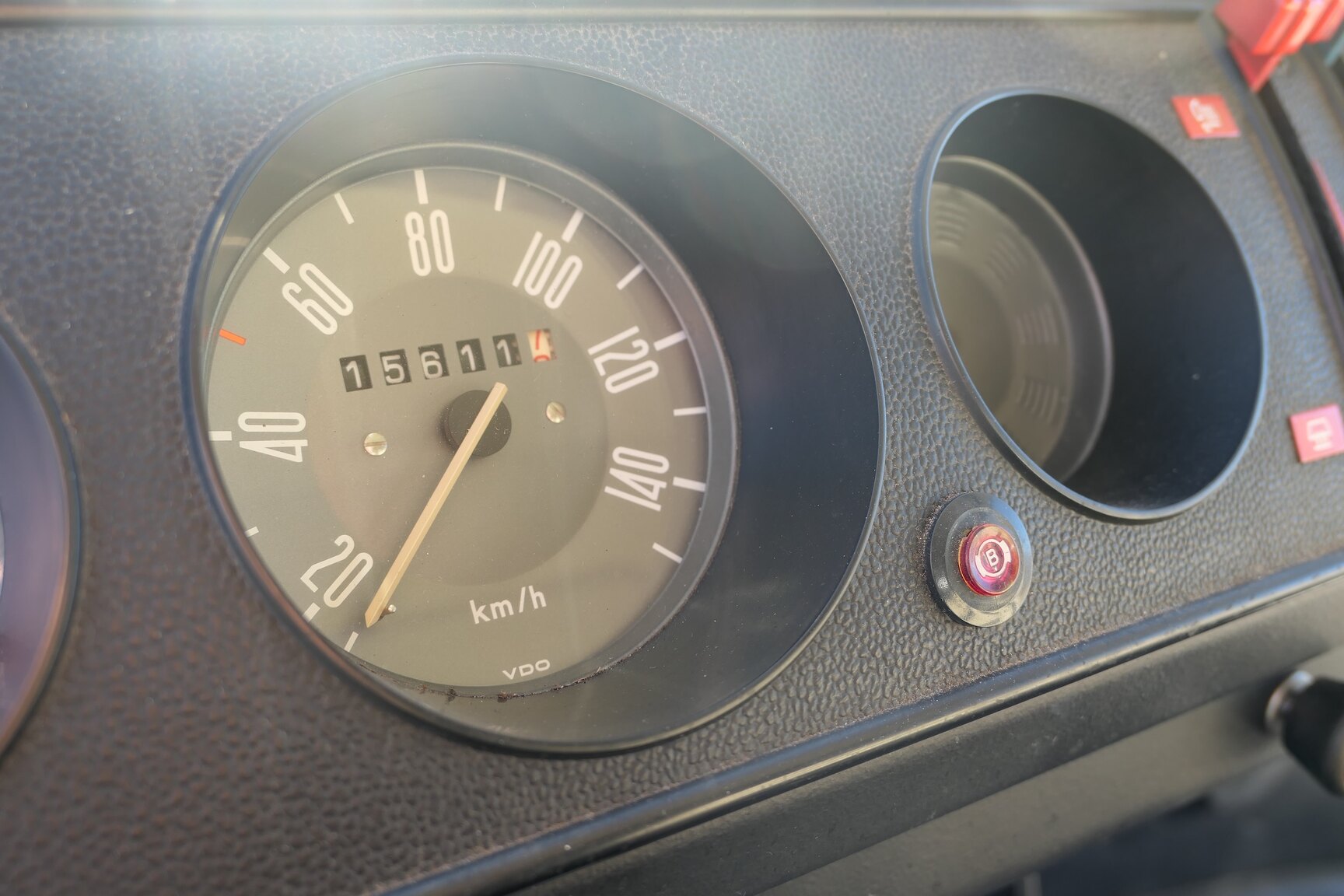 Interiörbild 1975 Volkswagen Transporter 1600 Minibuss