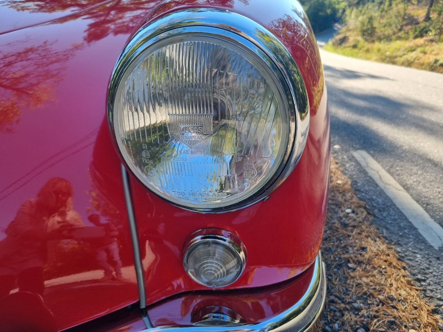 Exteriörbild på 1956 MG MGA 1500