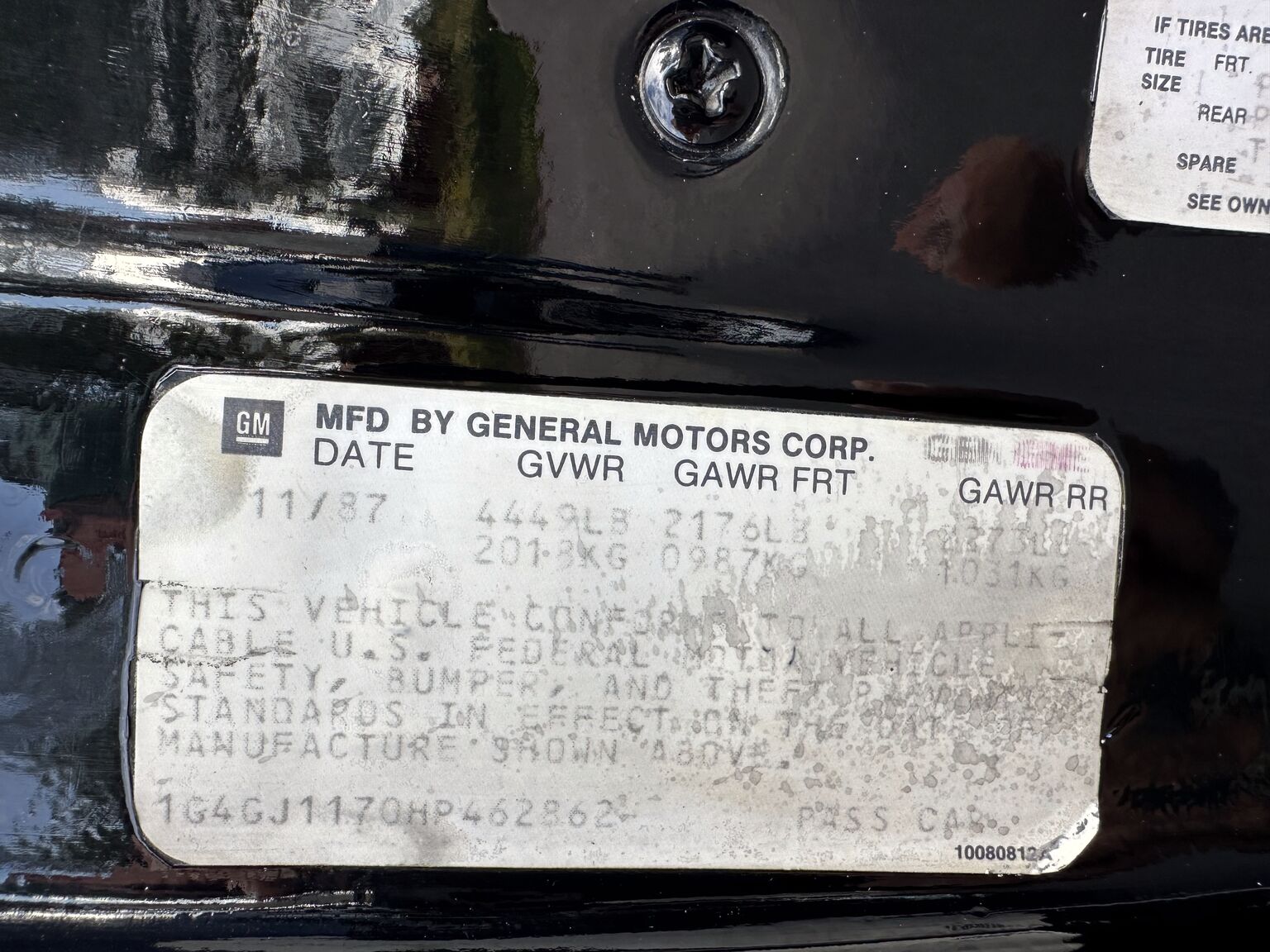 Interior image of 1987 Buick Grand National "GNX" (55)