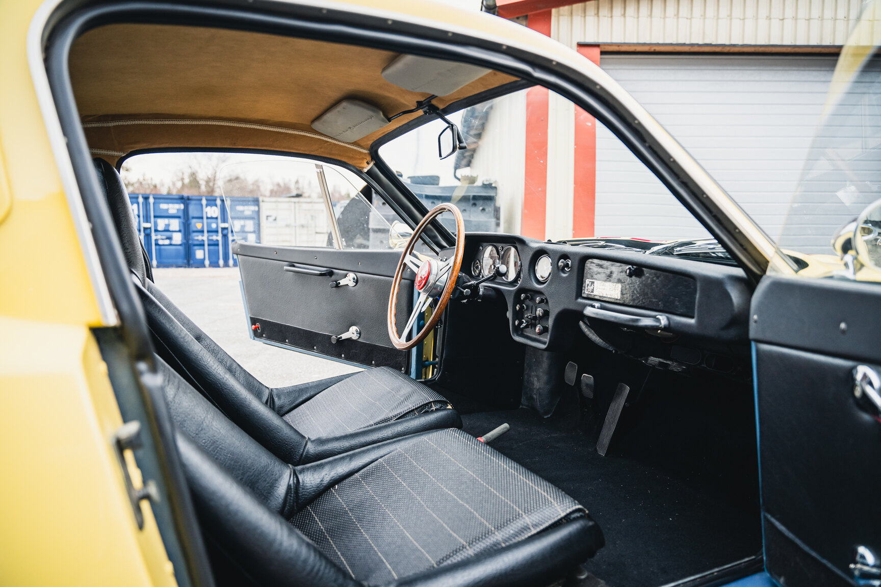 Innenraumfoto von 1969 Saab Sonett II