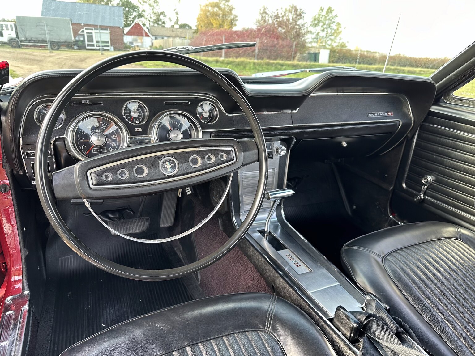 Interiörbild 1968 Ford Mustang Hardtop 3.3