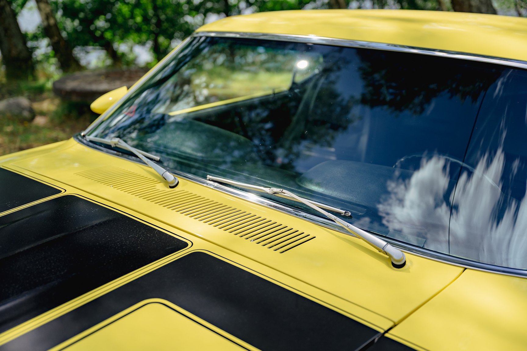 Exteriörbild på 1970 Ford Mustang Boss 302