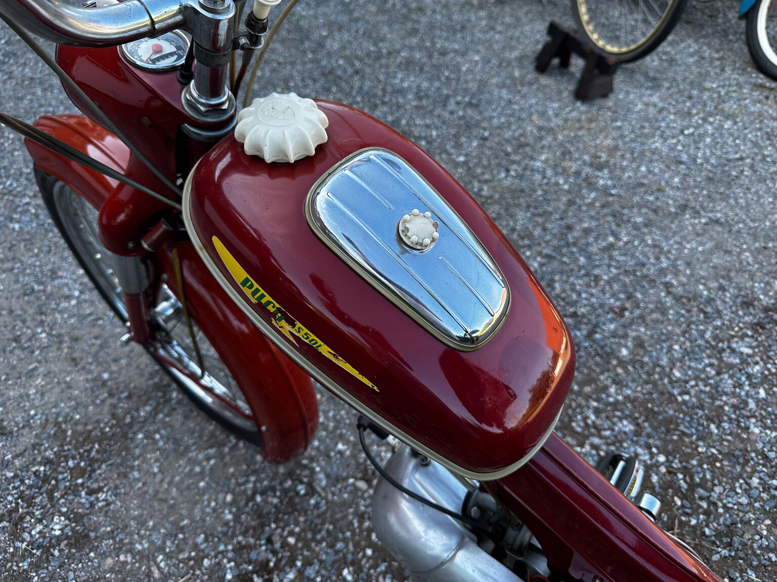 Exteriörbild på 1956 Puch MS 50 L (17)