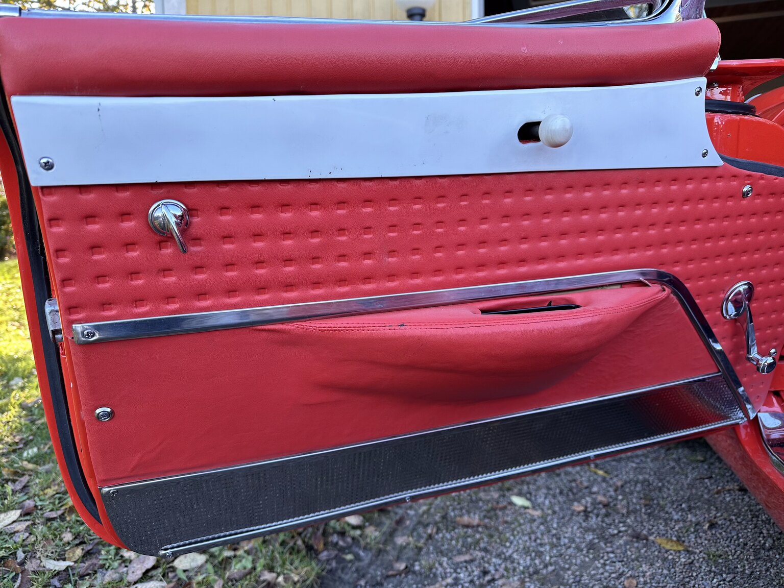 Interiörbild 1956 Chevrolet Corvette 