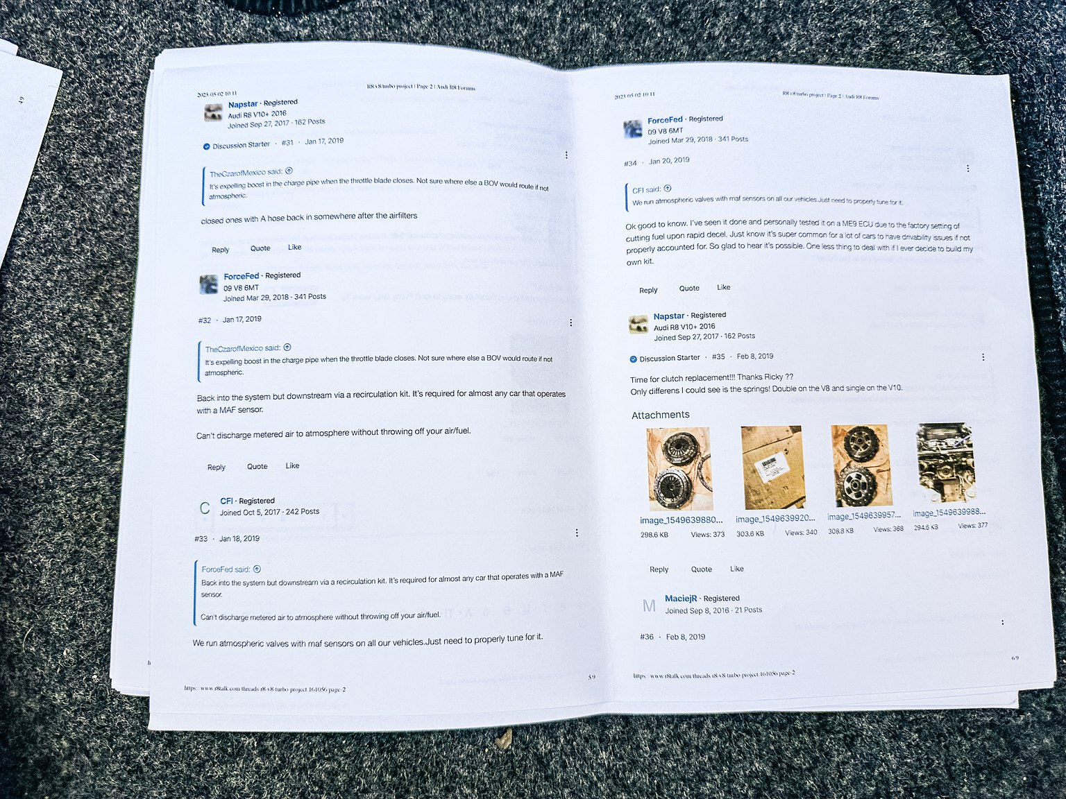 Documentation for 2008 Audi R8 4.2 V8 Turbo Manuell