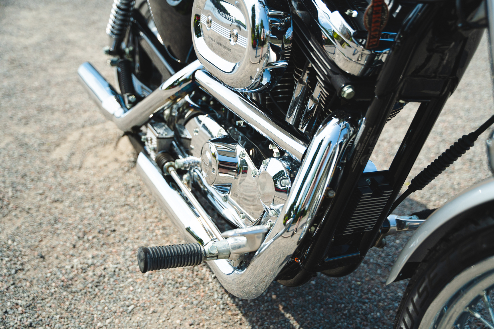 Image of 2003 Harley Davidson Sportster 1200 100th Anniversary mechanics (7)