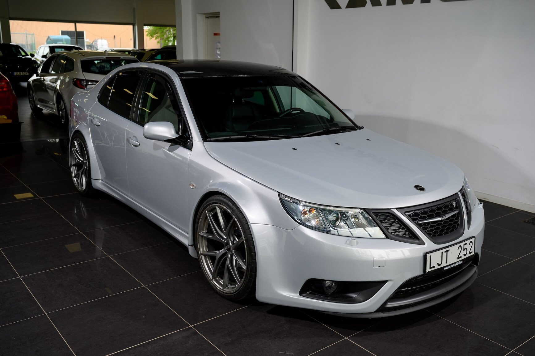 Exterior image of 2008 SAAB 9-3 Aero SportSedan Silver Beast SFRO