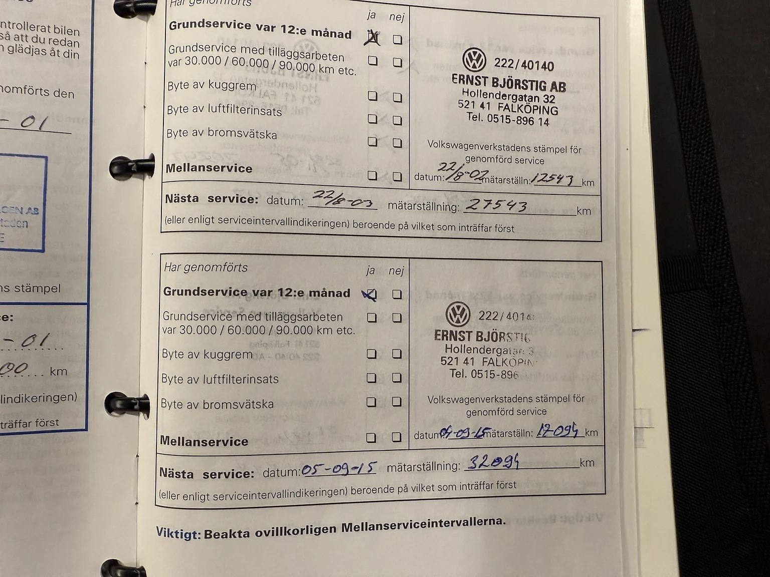 Dokumentation för 2000 VW LUPO GTI 2001 (24)