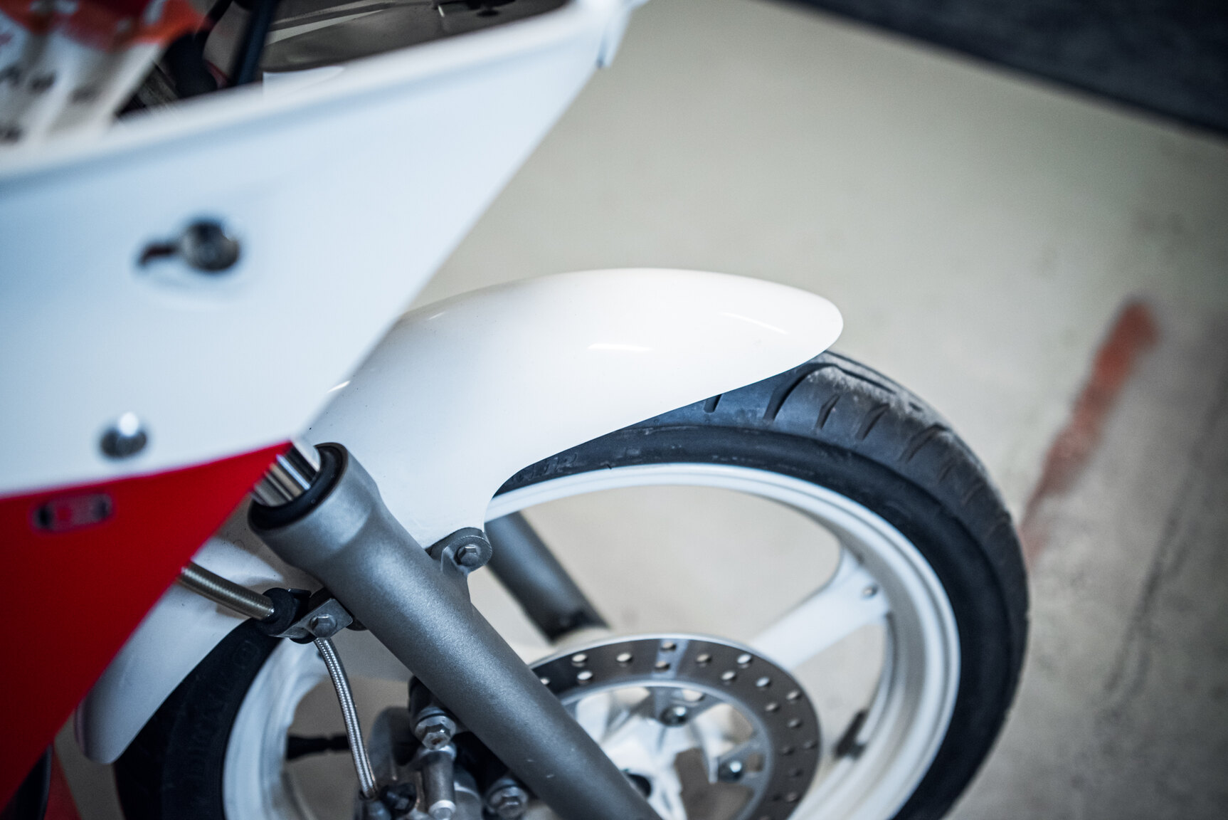 Exteriörbild på 1990 Yamaha TZ50 Racing