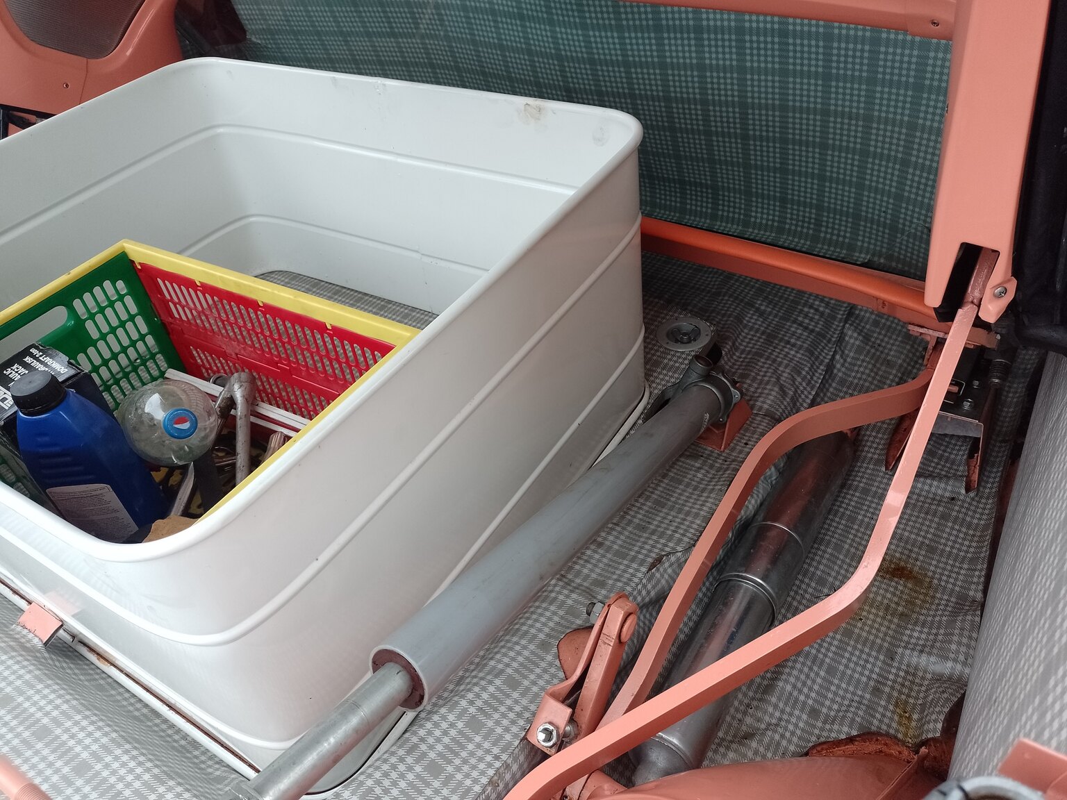 Interiörbild 1957 Ford Fairlane 500 Skyliner Retract