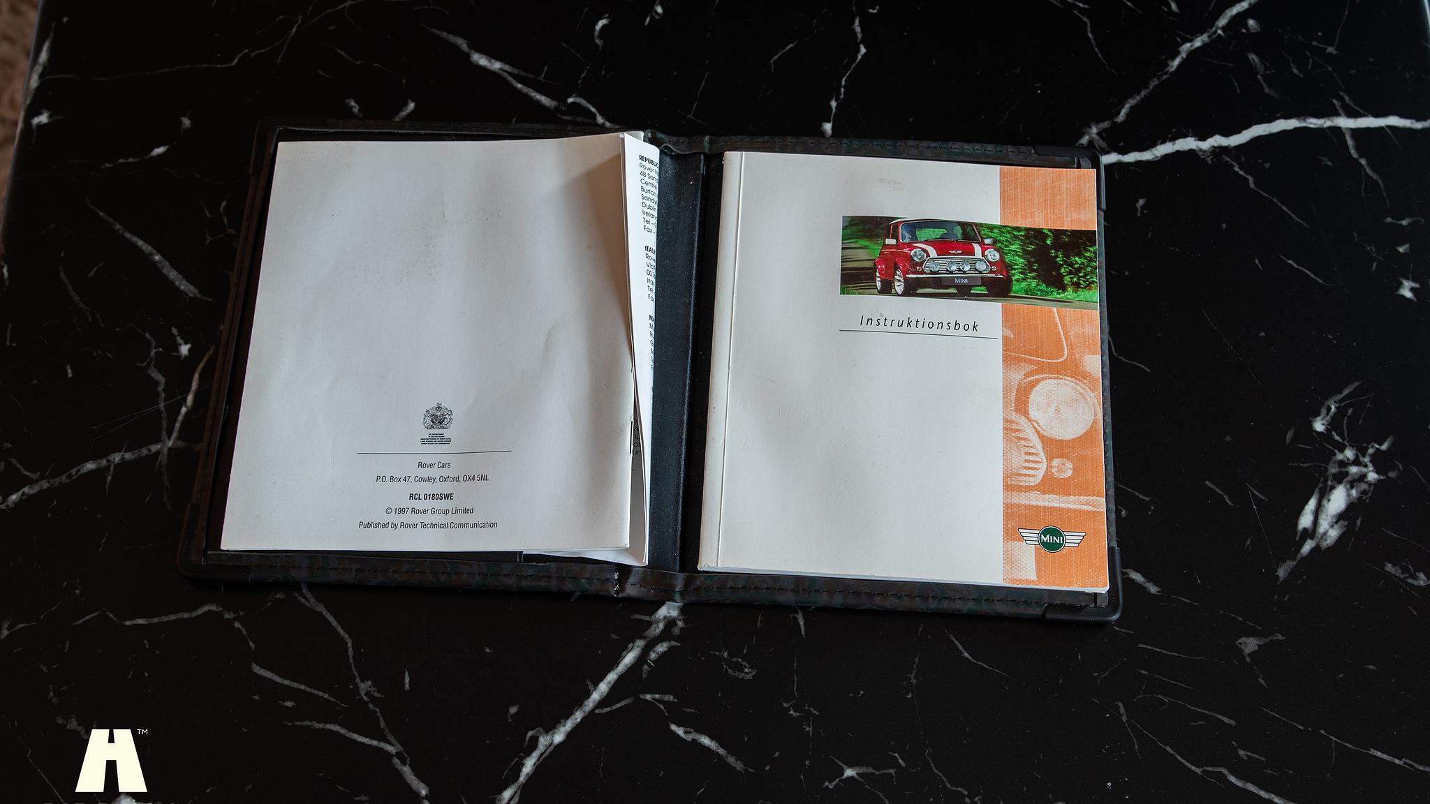 Dokumentation för 1998 Mini Cooper