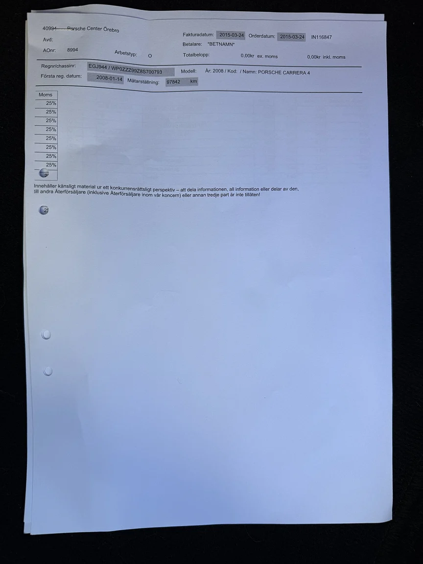 Documentation for 2008 Porsche 911 Carrera 4 (20)