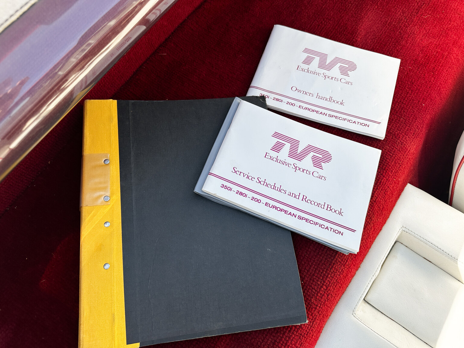 Documentation for 1985 TVR 350i Cabriolet 3.5 V8
