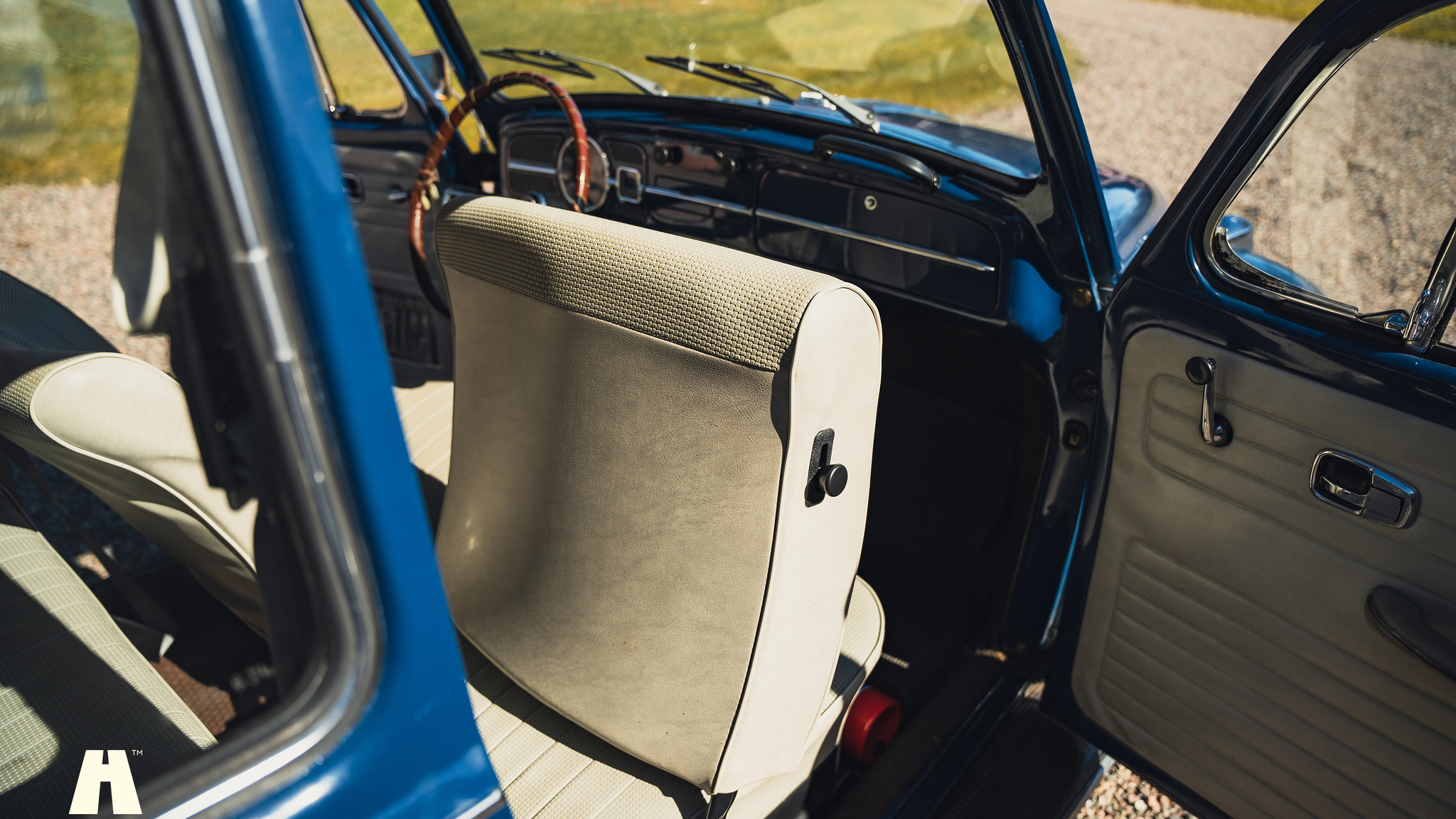 Interiörbild 1967 Volkswagen Beetle