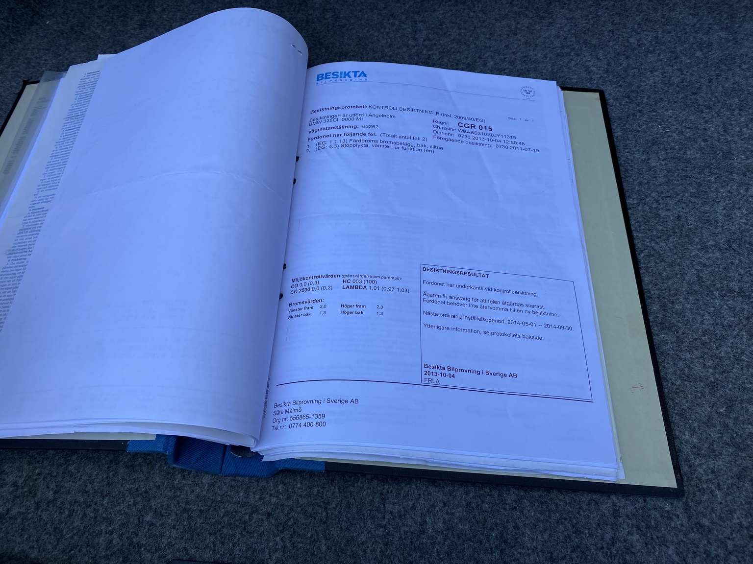 Dokumentation, 2001 BMW E46 325 Cabriolet (40)