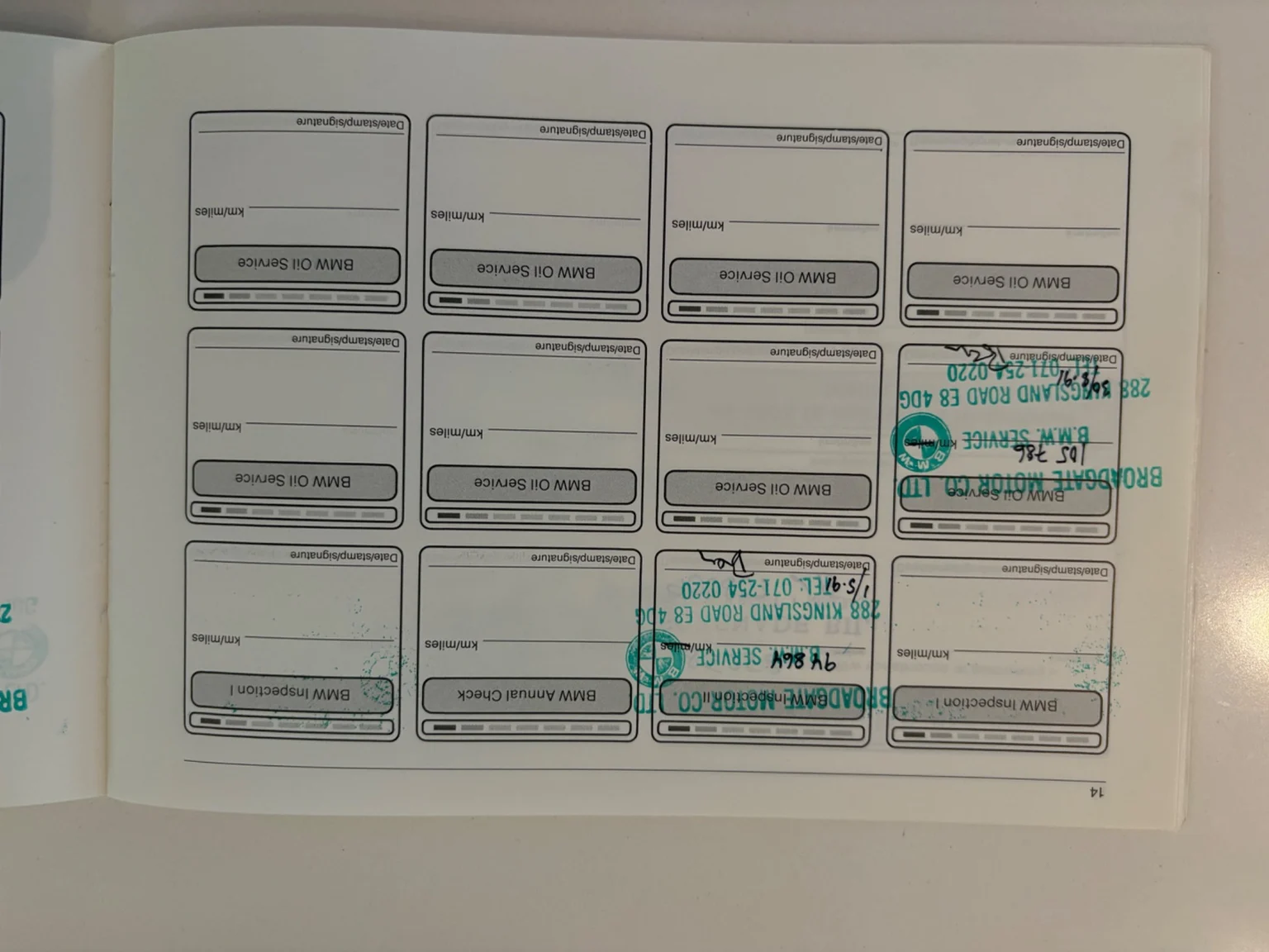 Dokumentation, 1988 BMW 730iA (5)