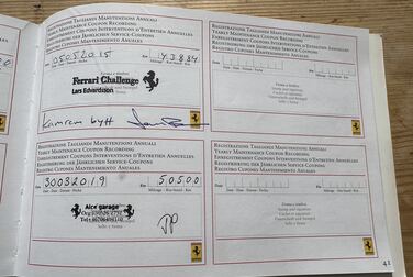 Documentation for 2001 Ferrari 360 Modena V8 Manual